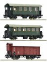 3-piece set: Branch line train, DB, HO, Roco 6200040