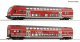 2 piece set: Double-deck coaches, DB AG, HO, Roco 6220066