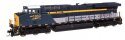 GE ES44AC Evolution Series GEVO - Standard DC -- CSX 1869 (Chesapeake & Ohio Heritage), HO, WalthersMainline 10226