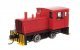 Plymouth ML-8 Industrial Switcher - DCC only -- Red with Pilot Stripes, HO, WalthersMainline 20017