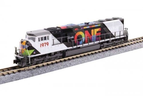 EMD SD70M w/Standard Flat Radiators - Standard DC -- Union Pacific 1979 (`We Are One` Slogan), N, Kato USA Inc 1761979