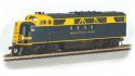 EMD FT-A - Standard DC -- Santa Fe (blue, yellow), HO, Bachmann Industries 69603