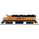 EMD GP39-2 Phase I - Standard DC - Master(R) Silver -- BNSF Railway 2776 (orange, bla, N, Atlas Model Railroad Co. 40005902