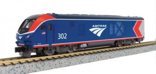 Siemens ALC-42 Charger - Standard DC -- Amtrak 303 (Phase VI blue, red, white, silver), N, Kato USA Inc 1766052