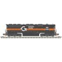 EMD SD45 High Nose - Sound and DCC - Master(R) Gold -- Guilford ST 686 (gray, orange), N, Atlas Model Railroad Co. 40006018