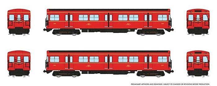 Toronto G-Class Subway A-B Set - Sound and DCC -- Toronto Transit Commission 5098, 5099, HO, Rapido Trains Inc 206503
