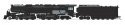 4-6-6-4 Challenger Late Version - Standard DC - Stealth -- Painted, Unlettered (Oil Tende, N, Broadway Limited Imports 8662