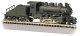 USRA 0-6-0 Switcher w/Slope-Back Tender - Standard DC -- Painted, Unlettered (black), N, Bachmann Industries 50598