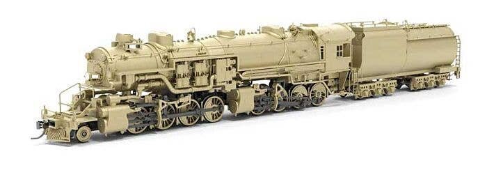 Class SA-C-6 2-8-8-0 Bullmoose - Pre-1944 - Standard DC - Stealth -- Painted, Unlettered, HO, Broadway Limited Imports 9437