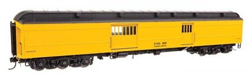 70′ Heavyweight Baggage Car w/Clerestory Roof - Ready to Run -- Maintenance of Way X100, HO, WalthersProto 17508