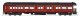 Heavyweight Business Car Observation - Ready to Run -- Reading, Blue Mountain & Northern, HO, Broadway Limited Imports 9724