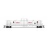 High-Capacity Cryogenic Tank Car - Ready to Run -- Big Three Industries (white, red, black), N, Broadway Limited Imports 8152