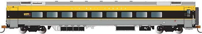 Siemens Venture Coach - VIA Version - Ready to Run -- VIA Rail Canada 2800 (gray, black, yell, N, Bachmann Industries 74558