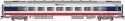 Siemens Venture Coach - Amtrak Version - Ready to Run -- Amtrak 4005 (Midwest Scheme, silver,, N, Bachmann Industries 74562
