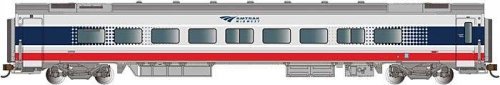 Siemens Venture Coach - Amtrak Version - Ready to Run -- Amtrak 4009 (Midwest Scheme, silver,, N, Bachmann Industries 74563