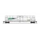 High-Capacity Cryogenic Tank Car - Ready to Run -- Linde (Type A, white, blue, green), N, Broadway Limited Imports 8154