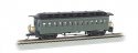1860 - 1880 Wood Coach - Ready to Run - Silver Series(R) -- Painted, Unlettered (green), HO, Bachmann Industries 13405