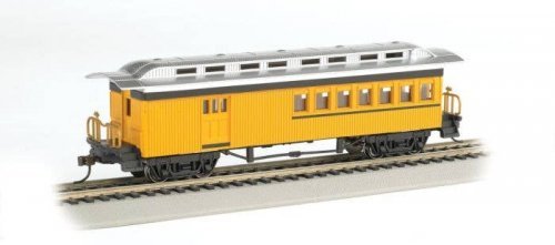 1860 - 1880 Wood Combine - Ready to Run - Silver Series(R) -- Painted, Unlettered (yellow), HO, Bachmann Industries 13503