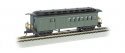 1860 - 1880 Wood Combine - Ready to Run - Silver Series(R) -- Painted, Unlettered (green), HO, Bachmann Industries 13505