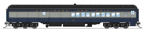 Heavyweight 5-Car Combine, 3 P70 Coach, Business Car Set - Ready to Run -- Baltimore & O, HO, Broadway Limited Imports 9713