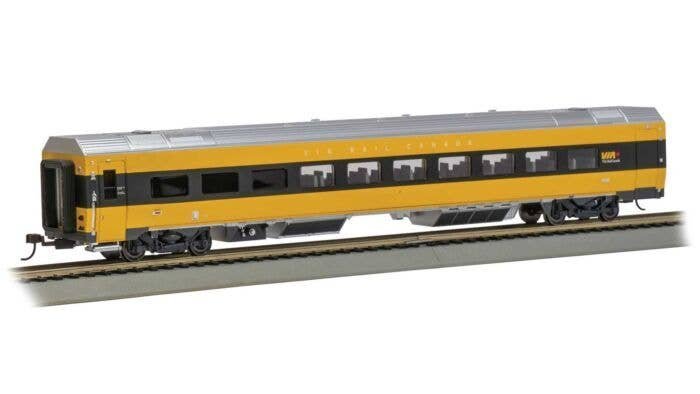 Siemens Venture Coach - VIA Version - Ready to Run -- VIA Rail Canada 2717 (Lumi Scheme, yel, HO, Bachmann Industries 74521