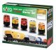 GE ES44AC GEVO Mixed Freight Starter Set -- Canadian Pacific (Loco, 6 Cars Unitrack M1 Basic 4-1/2, N, Kato USA Inc 1060022