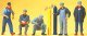 United States Railroad Workers -- With Welding Equipment pkg(5), HO, Preiser Kg 10535