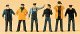 People Working -- Ship′s Crewmen pkg(6), HO, Preiser Kg 10353