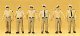 German Police -- Assorted Policemen, HO, Preiser Kg 10340
