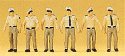 German Police -- Assorted Policemen, HO, Preiser Kg 10340