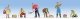Gardeners -- 6 Figures and Accessories, HO, Noch Gmbh & Co 15613
