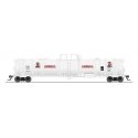 High-Capacity Cryogenic Tank Car 2-Pack - Ready to Run -- Big 3 Industries (white, black, red), HO, Broadway Limited Imports 803