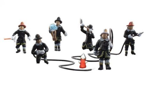 Scenic Accents(R) -- Rescue Firefighters pkg(7), HO, Woodland Scenics 1961
