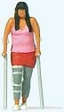 Broken Leg - Individual Figure, HO, Preiser Kg 28216