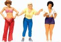 Sports & Recreation -- Women at Campsite pkg(3), G, Preiser Kg 44902