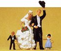 Bride, Groom, Ring Bearer & Flower Girl, G, Preiser Kg 45041