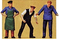 Delivery Men in Work Clothes, G, Preiser Kg 45028