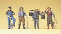 Working People pkg(4) -- US Railway Workers Steam Era, O, Preiser Kg 65343
