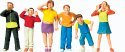 Pedestrians -- Children, pkg(6), O, Preiser Kg 65356