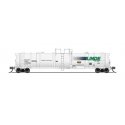 High-Capacity Cryogenic Tank Car 2-Pack - Ready to Run -- Linde (Type C, white, blue, green), N, Broadway Limited Imports 8146