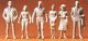 Unpainted Figures -- Passers-By, G, Preiser Kg 45178