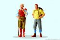 Pedestrians 1/22.5 Scale -- Wanderers Standing, G, Preiser Kg 44903
