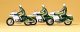 Law Enforcement Officers -- Police On Motorcycles, HO, Preiser Kg 10489
