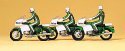 Law Enforcement Officers -- Police On Motorcycles, HO, Preiser Kg 10489