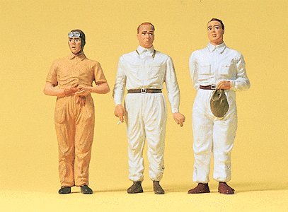 Sports & Recreation -- Early Motor Racing Drivers, 1/32, Preiser Kg 63082