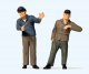 Railroad Engineer & Fireman in Cab -- Set 1, I, Preiser Kg 63102