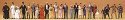 Wedding Participants -- Wedding Guests pkg(24), HO, Preiser Kg 14415