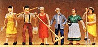 Farm Workers pkg(6), O, Preiser Kg 65307