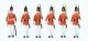 King′s Guard -- pkg(6), HO, Preiser Kg 24641