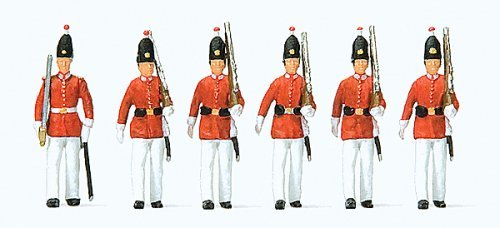King′s Guard -- pkg(6), HO, Preiser Kg 24641